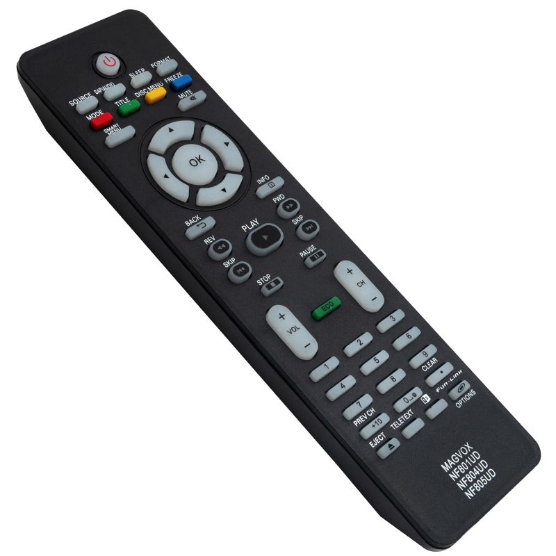 Vinabty New NF801UD NF804UD NF805UD Replace Remote fit for Magnavox TV 32MF330B 40MF430B 46MF401B 46MF440B 40MF401B/F7 22ME601B/F7 26MF301B/F7 19MF301B/F7 19ME601B/F7 37MF301BF7 32MF301B 19MD301B 19MD350B/F7 - Image 3